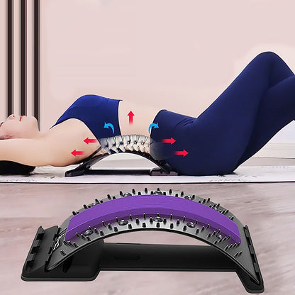 Adjustable Back Massager & Lumbar Stretcher