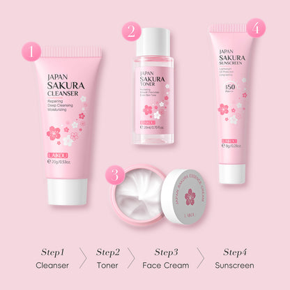 Travel Set 4-piece Set Facial Care Hydrating