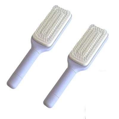 4-in-1 Self-Cleaning Hair Brush